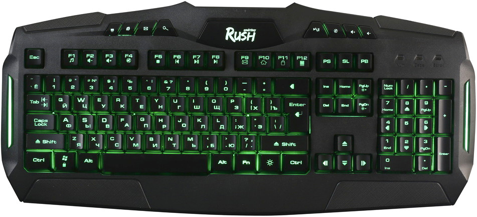 Клавиатура SmartBuy RUSH Savage 311, USB, черный