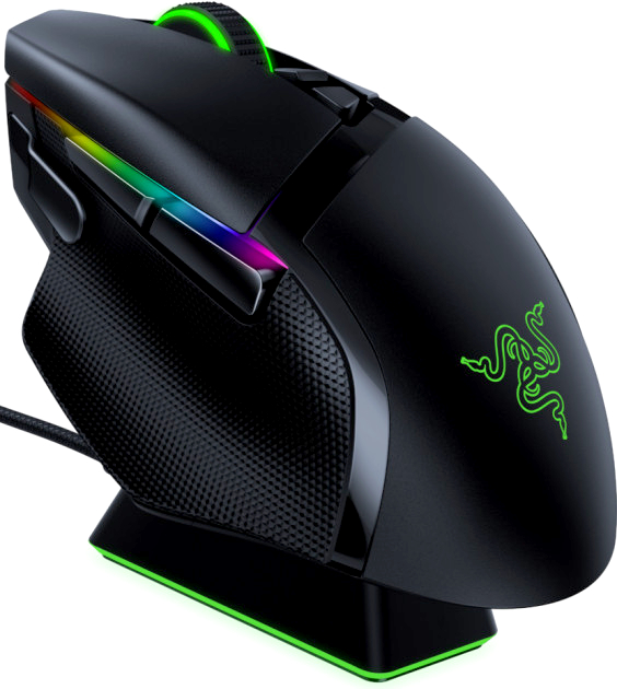 

Мышь беспроводная Razer Basilisk Ultimate, 20000dpi, оптическая светодиодная, USB, черный (RZ01-03170100-R3G1), Basilisk Ultimate