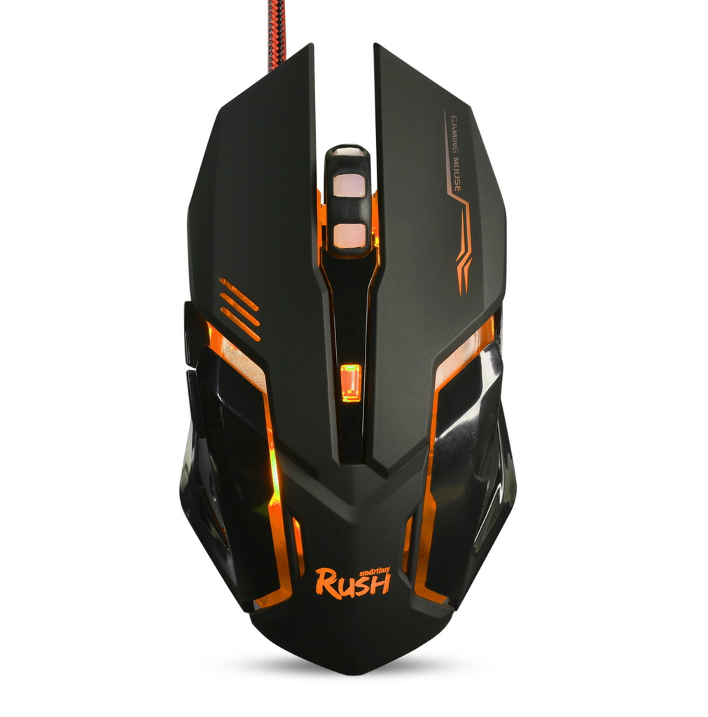 

Мышь проводная SmartBuy RUSH Matrix, 3200dpi, оптическая светодиодная, USB, черный (SBM-723G-K), RUSH Matrix