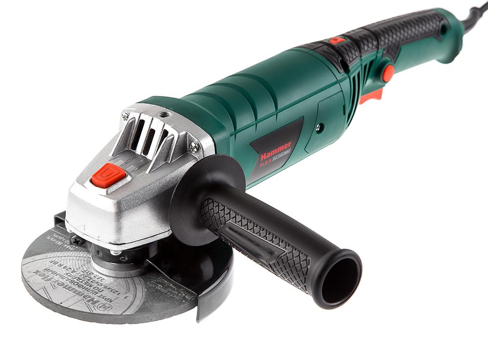 

УШМ (болгарка) Hammer Flex USM1200E, сетевая, 1200Вт, 125мм, 11000 об/мин, регулировка частоты вращения, 2.2кг (501523), Flex USM1200E