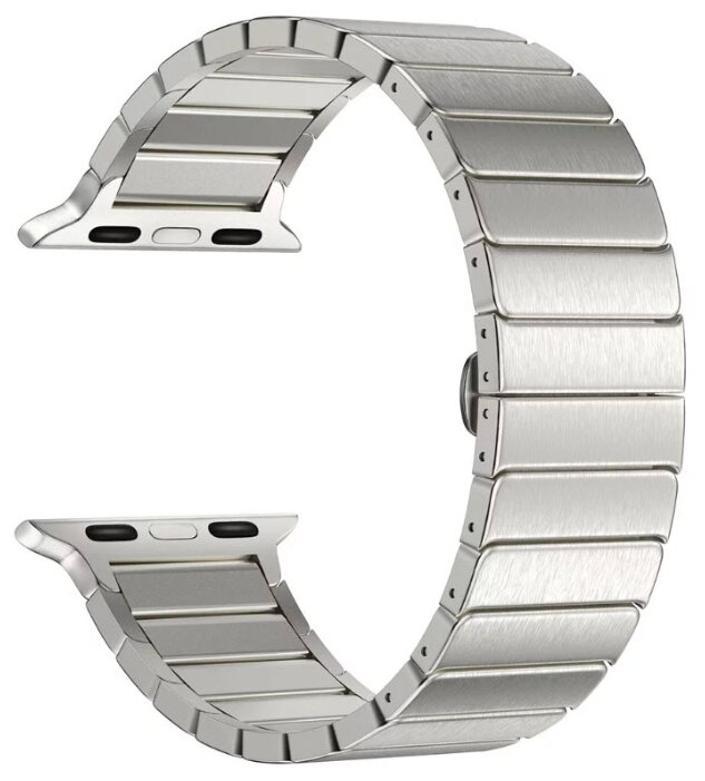 

Ремешок Lyambda Canopus для Apple Watch, нержавеющая сталь, серебристый (DS-APG-05-44-SL)