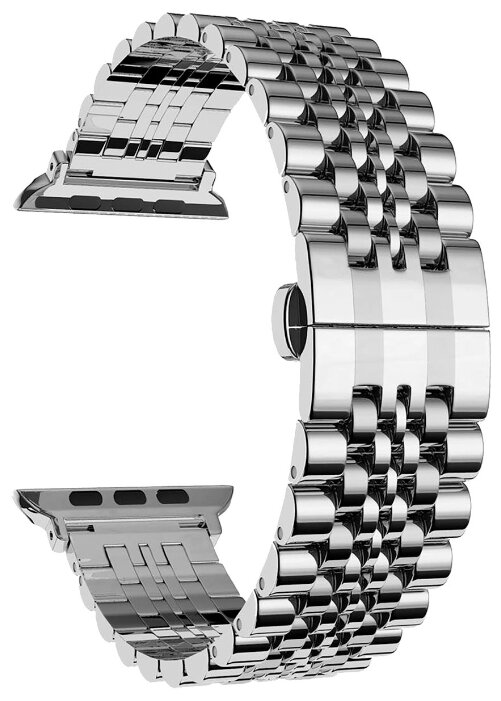 

Ремешок Lyambda Castor для Apple Watch, нержавеющая сталь, серебристый (DS-APG-04-40-SL)