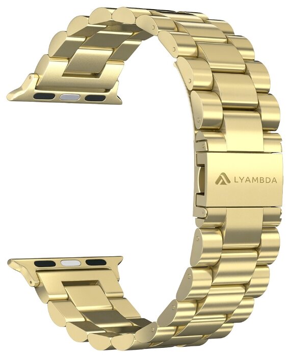 

Ремешок Lyambda Keid для Apple Watch, нержавеющая сталь, золотистый (DS-APG-02-40-GL)
