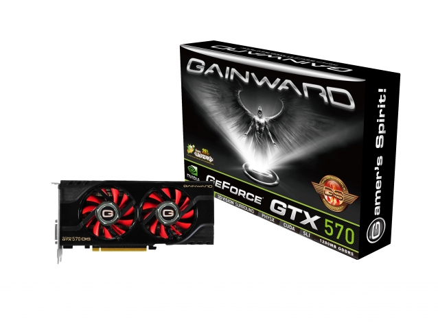 GAINWARD GeForce GTX 570 750Mhz PCI E 2.0 1280Mb