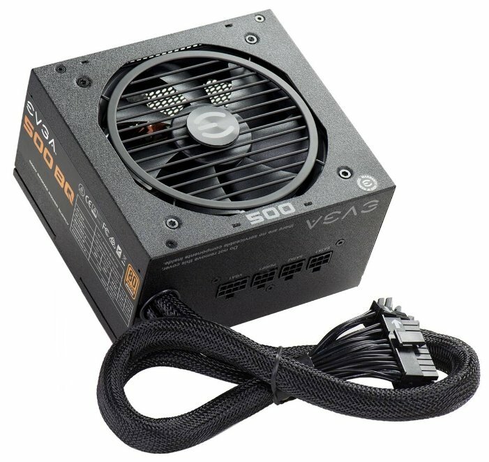

Блок питания 500Вт ATX EVGA BQ 500, 12.9см, 80 Plus Bronze (110-BQ-0500-K2), BQ 500