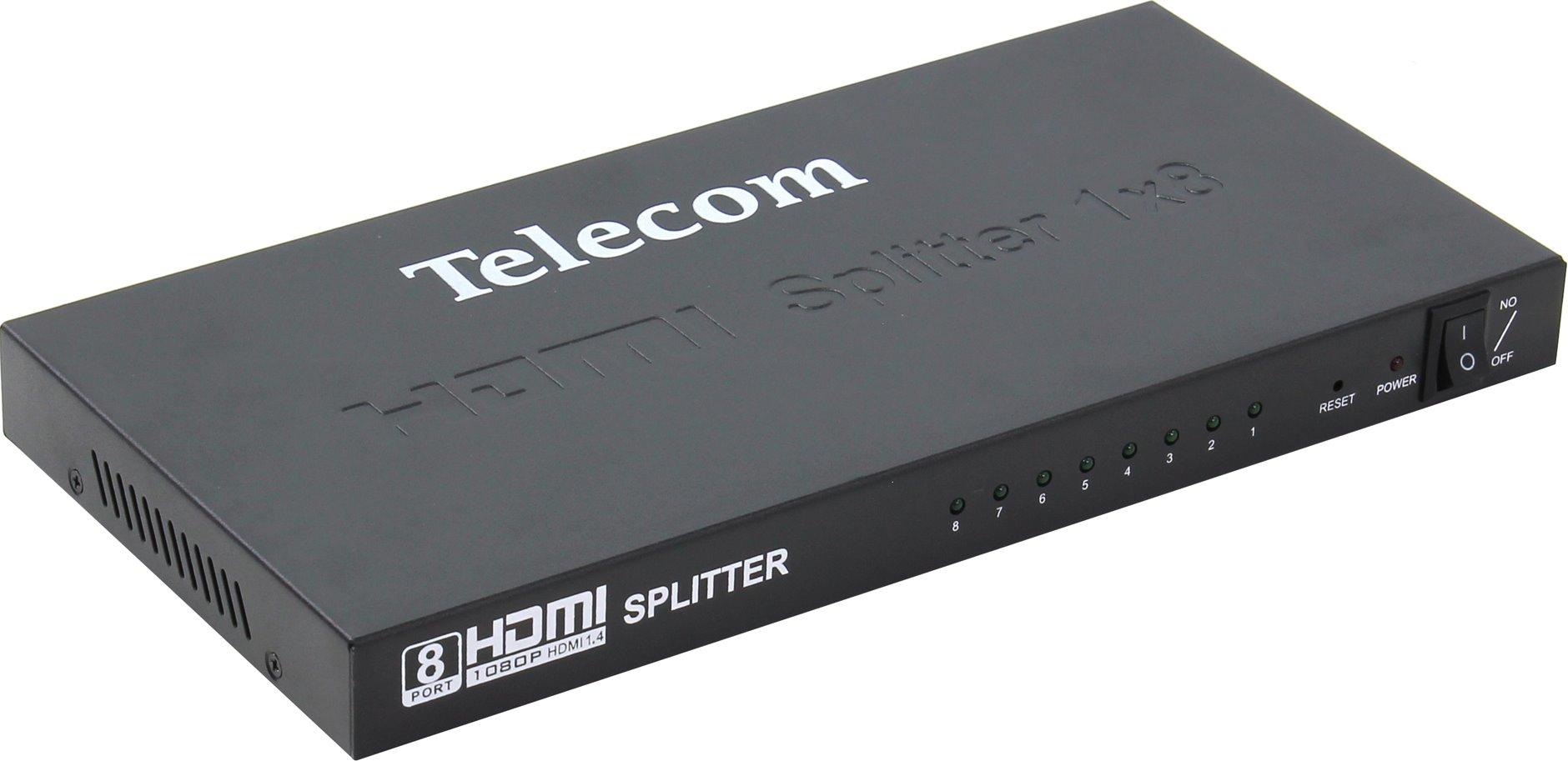 Разветвитель HDMI Telecom TTS5030 8xHDMI 1920x1080 5025₽