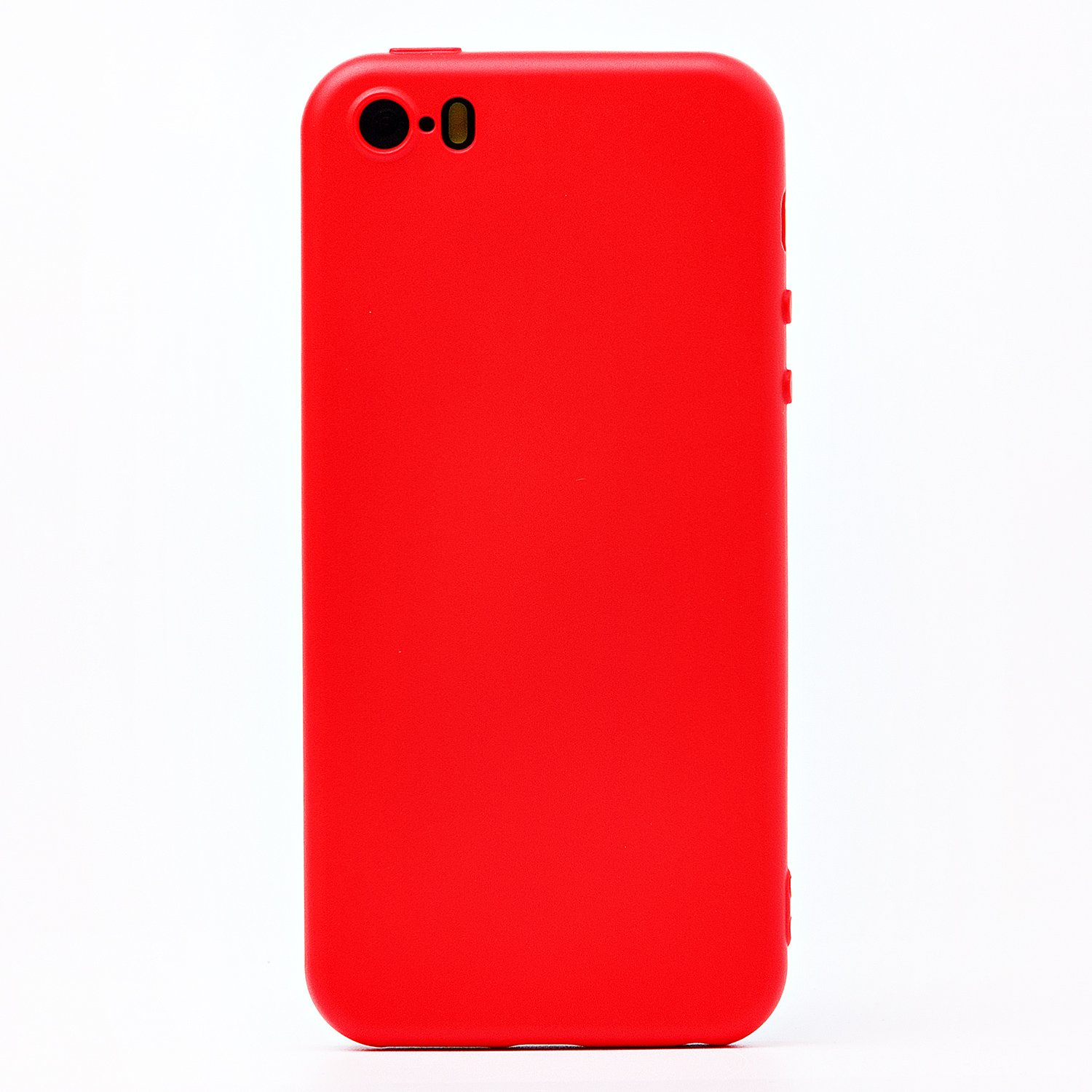 

Чехол-накладка Activ Original Design для смартфона Apple iPhone 5/5s/SE, soft-touch, красный (115592)