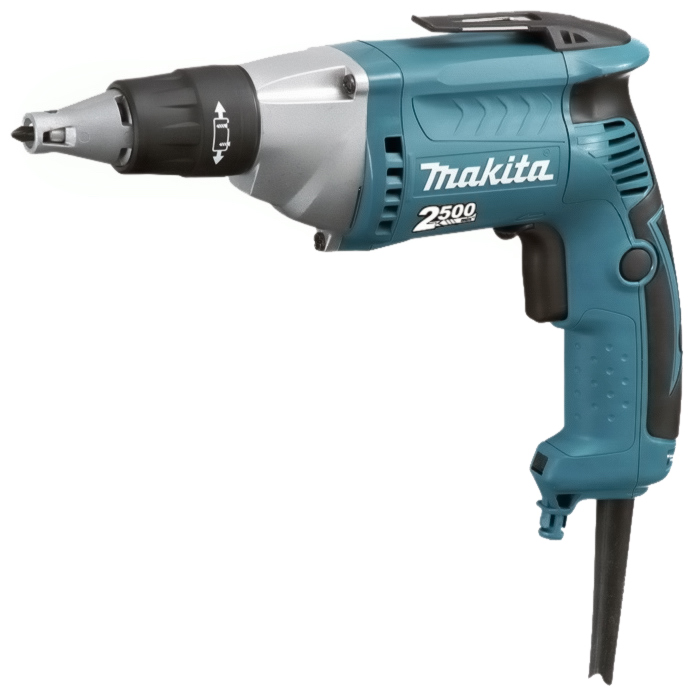 

Шуруповерт Makita FS2300, сетевой, 570Вт, 25 Н·м, 2500 об/мин, 1.6кг, FS2300