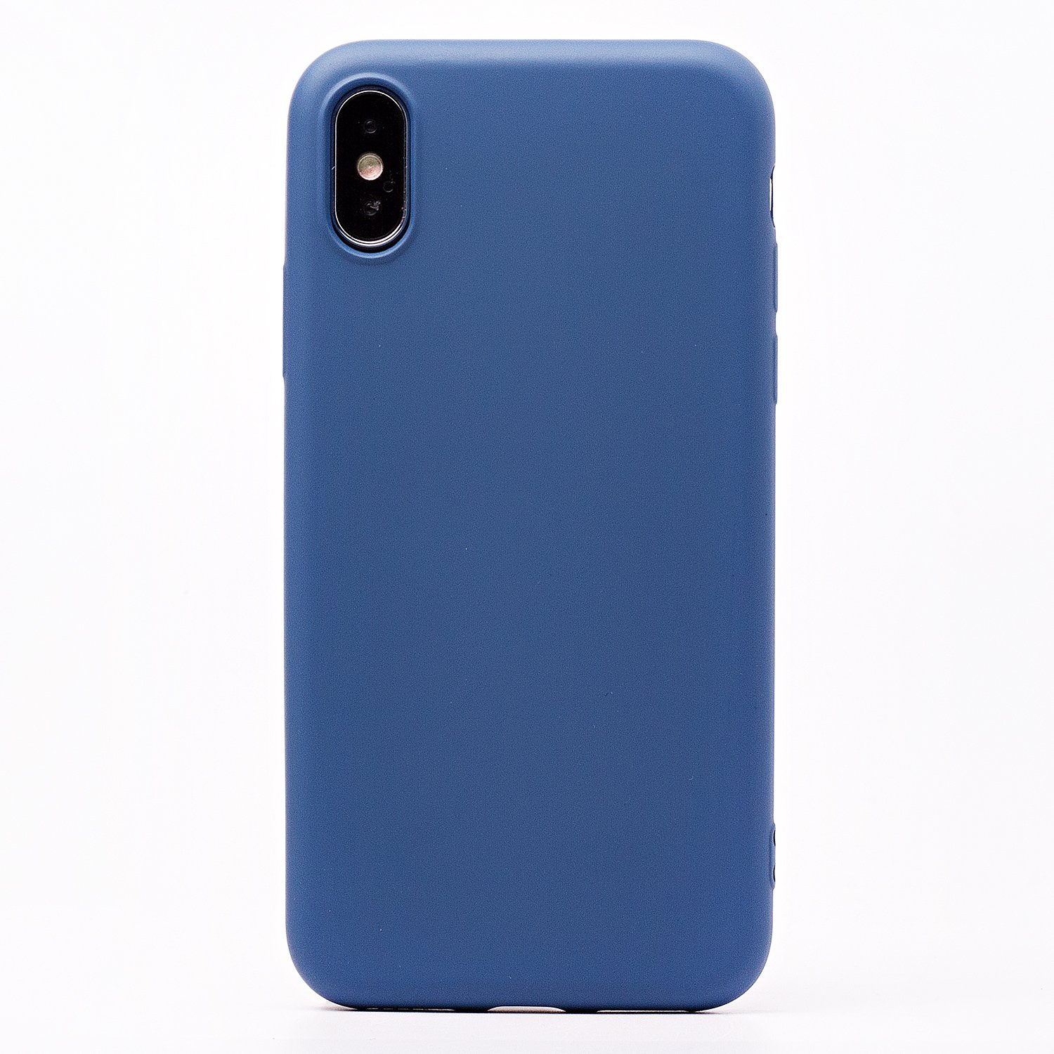 Чехол-накладка Activ Original Design для смартфона Apple iPhone X/XS, soft-touch, синий (115618)