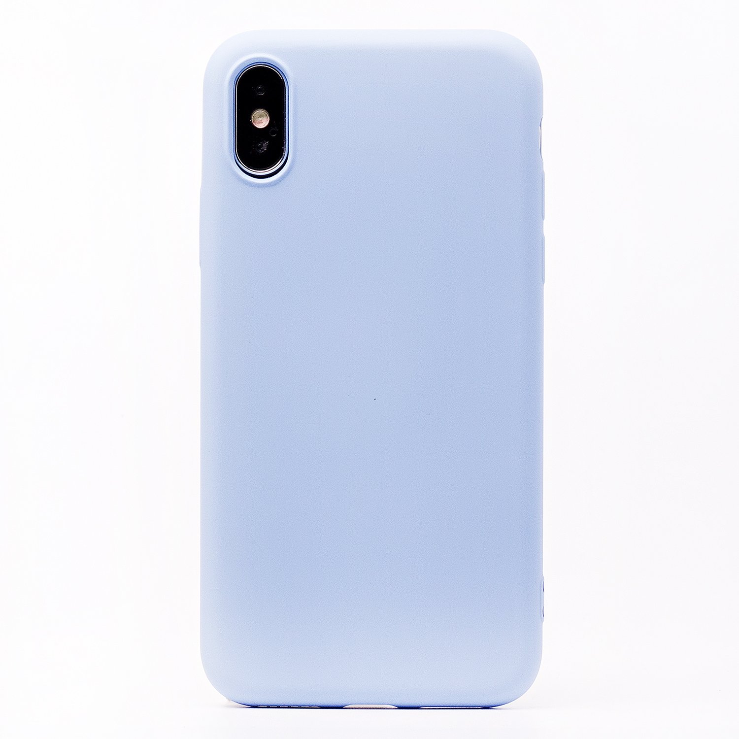 

Чехол-накладка Activ Original Design для смартфона Apple iPhone X/XS, soft-touch, светло-синий (115623)