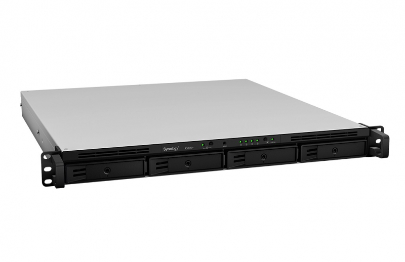 

Сетевой накопитель (NAS) Synology RackStation RS820RP+, слоты 4x2.5"/3.5" SATA3, RAID 0/1/5/6/10/JBOD/SHR, 4x1 Гбит/с, 2xUSB 3.0, Intel Atom C3538/4x2.1GHz, DDR4 2Gb, 2x150W, 1U, (RS820RP+), RackStation RS820RP+