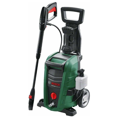 Минимойка Bosch UniversalAquatak 135, 133 атм, 410 л/ч, шланг 7 м, сетевой шнур 5 м, корпус насоса металл, забор воды из емкости, 7.9 кг (06008A7C00)