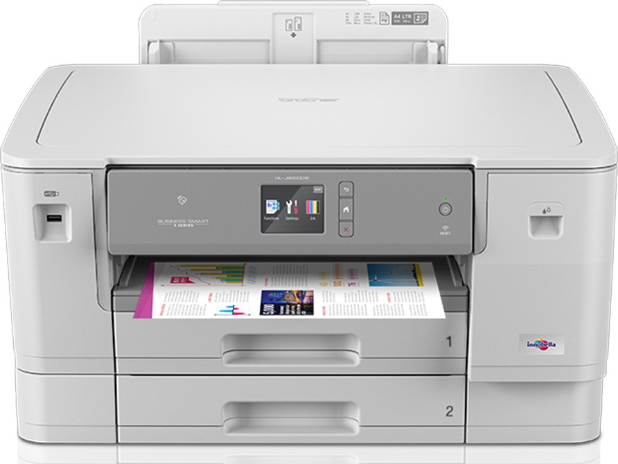 

Принтер струйный Brother HL-J6000DW, A3, цветной, A4 ч/б: 22стр/мин, A4 цв.: 20стр/мин, 1200x4800dpi, дуплекс, сетевой, Wi-Fi, USB (HLJ6000DWRE1), HL-J6000DW