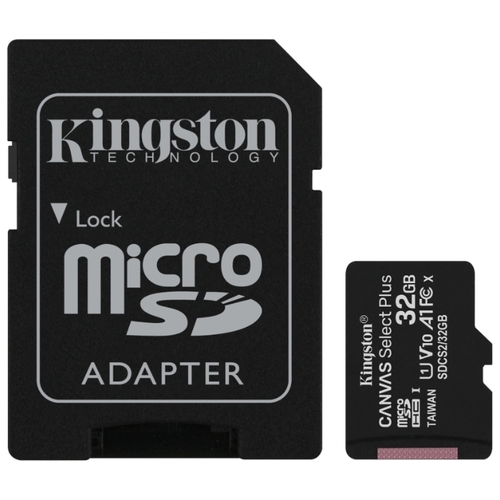 Карта памяти microSDHC Kingston 32Gb Class 10 UHS-I U1