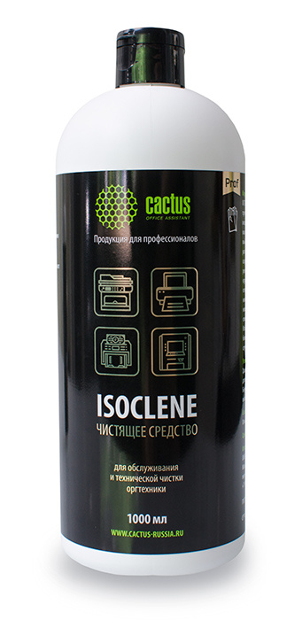 

Спирт изопропиловый Cactus ISOCLENE для оргтехники, 1л (CS-ISOCLENE1), ISOCLENE
