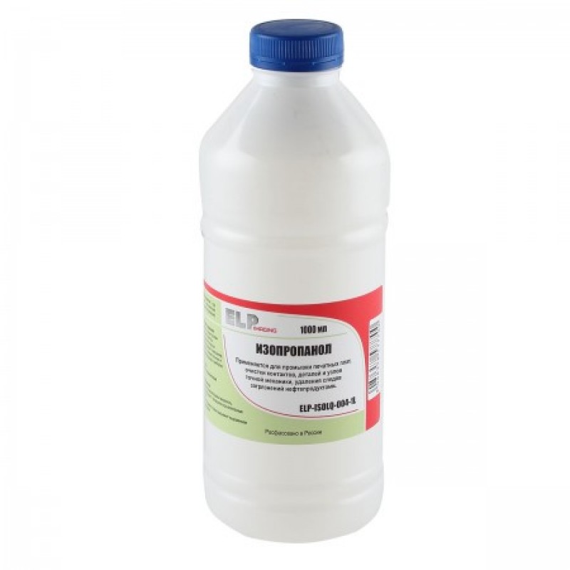 

Спирт изопропиловый ELP для оргтехники, 1л (ELP-ISOLQ-004-1L)