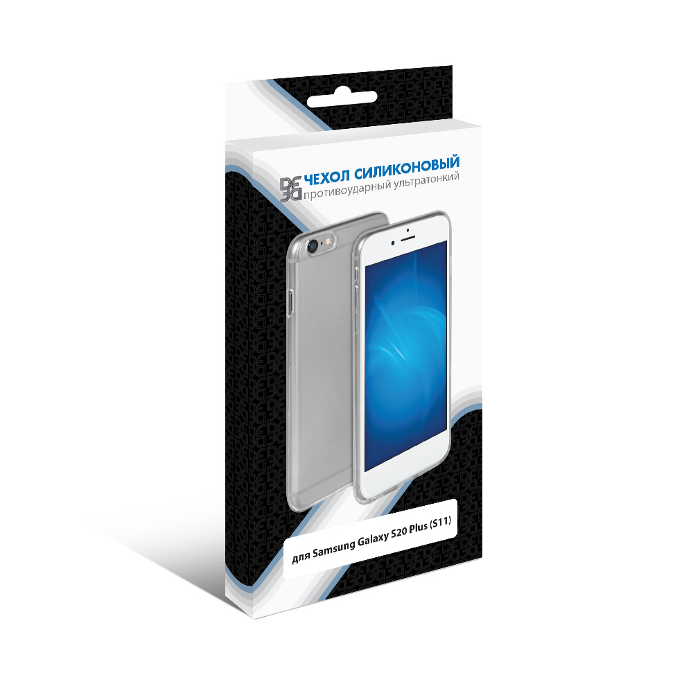 

Чехол-накладка DF для смартфона Samsug Galaxy S20+, TPU, прозрачный (DF sCase-90)
