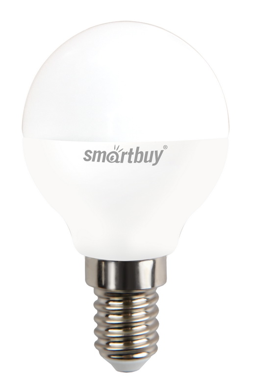 

Лампа светодиодная E14 шар/P45, 7Вт, 4000K / нейтральный свет, 560лм, SMARTBUY (SBL-P45-07-40K-E14)