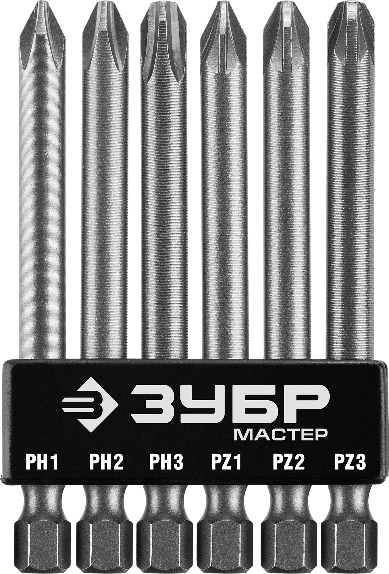 Набор бит ЗУБР MX-6, 6 шт. (26089-H6)