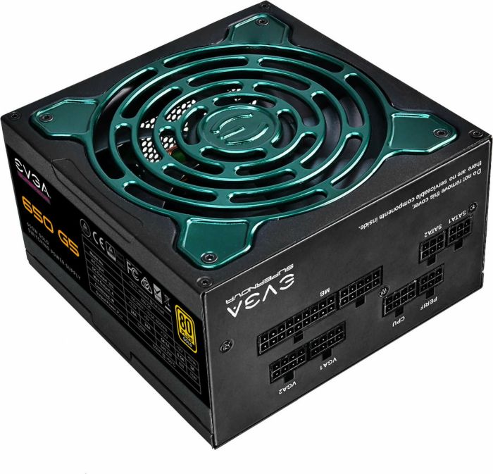 

Блок питания 650Вт ATX EVGA SuperNOVA G5, 135 мм, 80 Plus Gold (220-G5-0650-X2), Черный, SuperNOVA G5