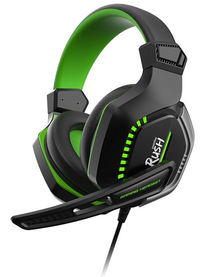 

Гарнитура SmartBuy RUSH CRUSH'EM, USB, черный/зеленый (SBHG-9640), RUSH CRUSH'EM