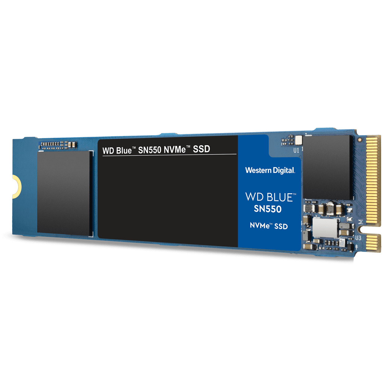 Твердотельный накопитель (SSD) Western Digital 500Gb SN550, 2280, PCI-E, NVMe (WDS500G2B0C) - фото 1