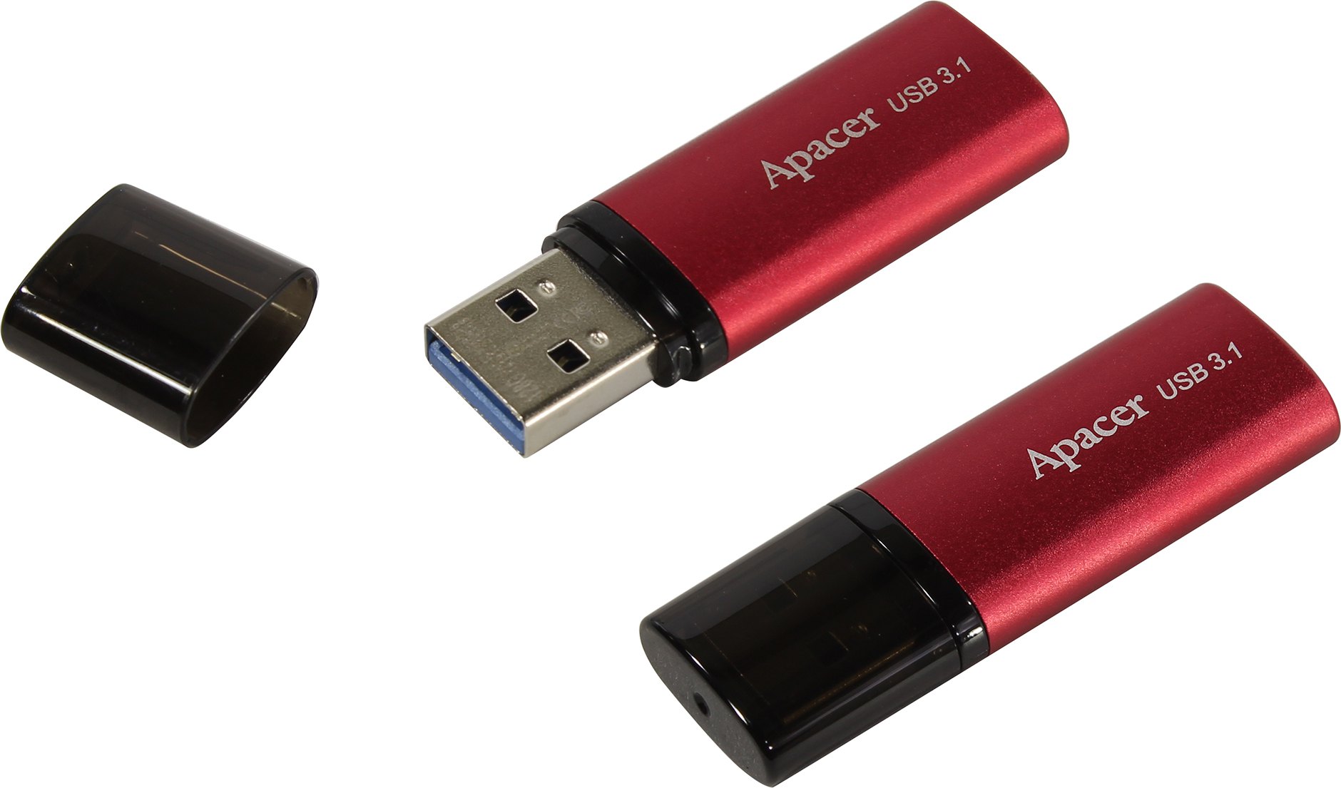 Флешка 128Gb USB 31 Gen1 Apacer AH25B красныйчерный AP128GAH25BR-1 1005₽