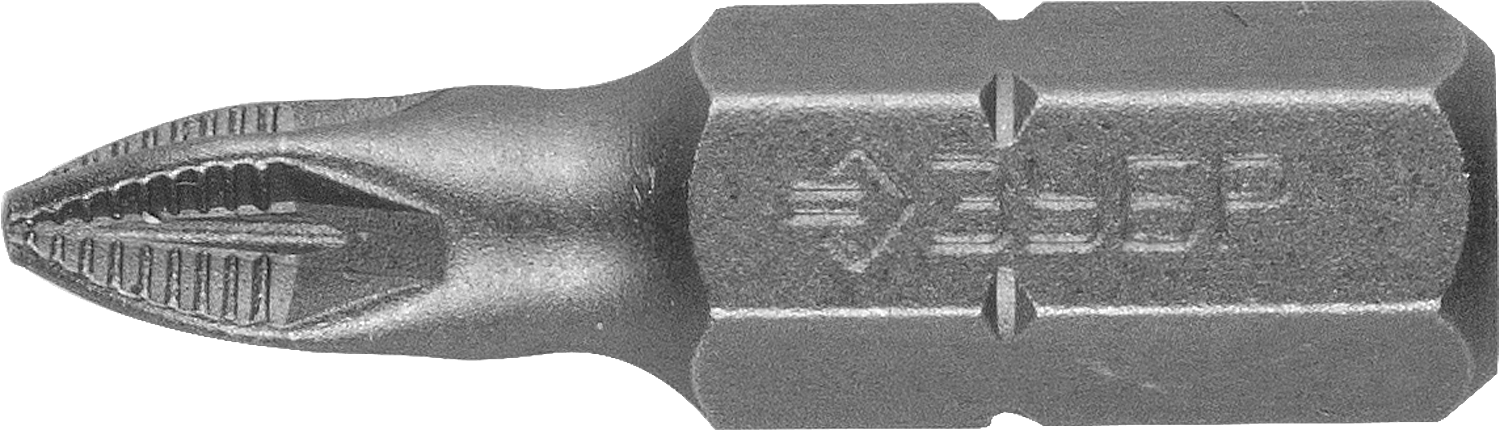 Бита односторонняя ЗУБР PZ1, 2.5 см, 1/4 (тип С)