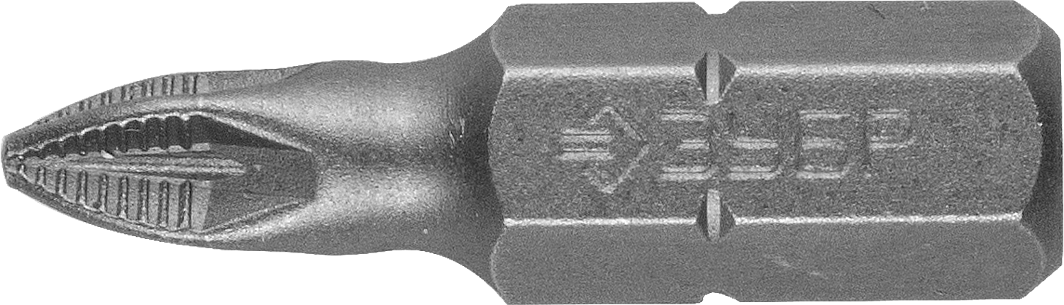 

Бита односторонняя ЗУБР Мастер PZ1, 25мм, 1/4 (тип С), 2шт. (26003-1-25-2), 26003-1-25-2