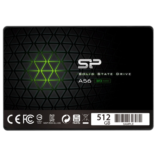 

Твердотельный накопитель (SSD) Silicon Power 512Gb Ace A56, 2.5", SATA3 (SP512GBSS3A56A25RM)