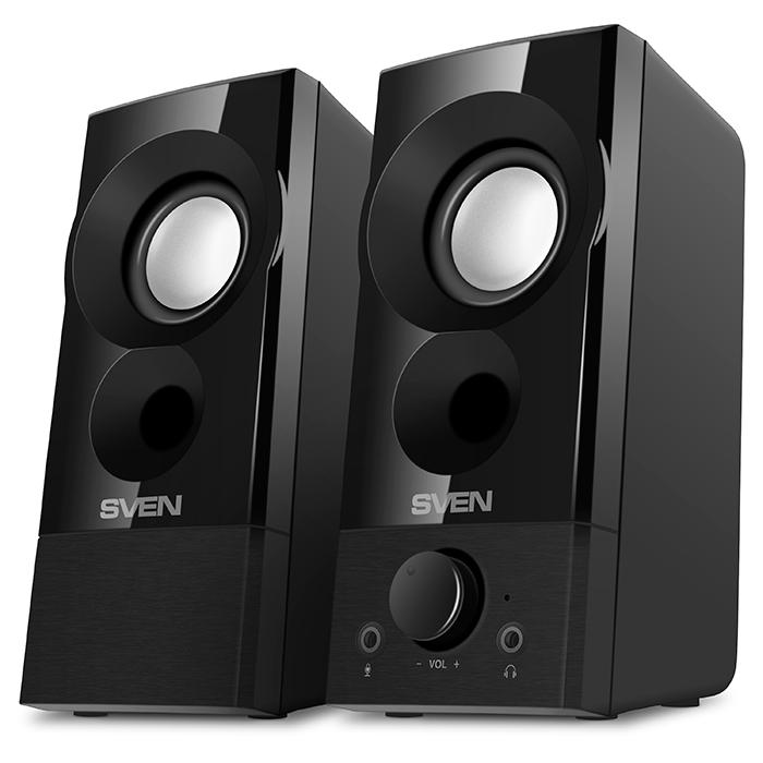 

Акустика 2.0 SVEN 357, 6 Вт, черный (SV-018191), 357