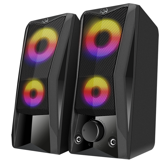 

Акустика 2.0 SVEN 445, 6W, подсветка, черный (SV-018580), 445