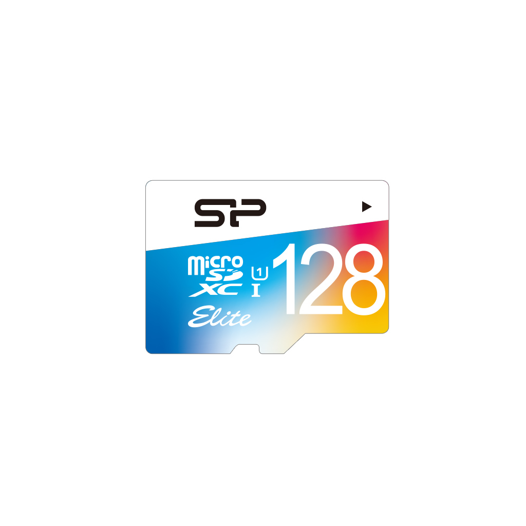 Карта памяти 128Gb microSDXC Silicon Power Elite Class 10 UHS-I U1 (SP128GBSTXBU1V21)