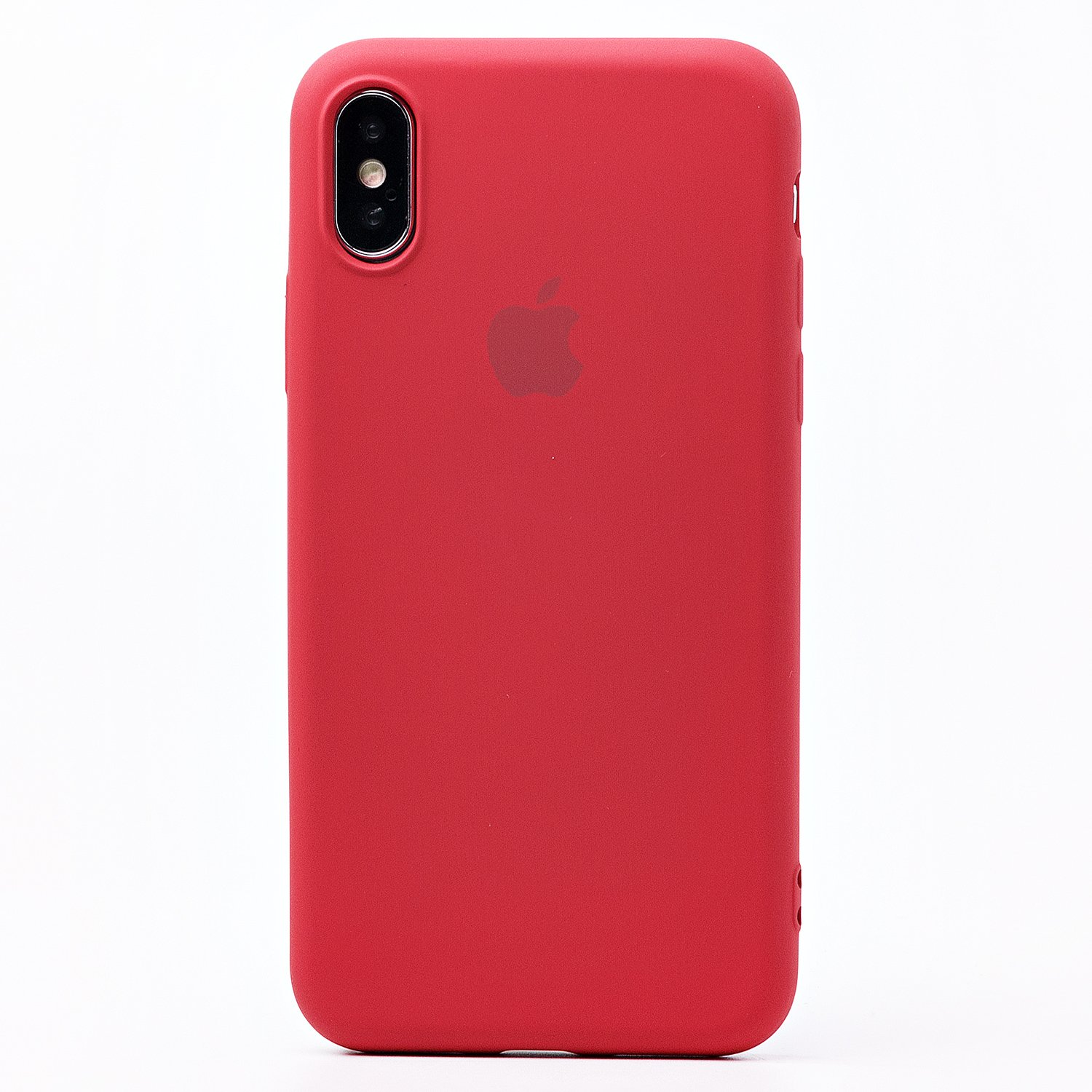 

Чехол-накладка ORG Full Soft Touch для смартфона Apple iPhone X/XS, силикон, бордовый (115058)
