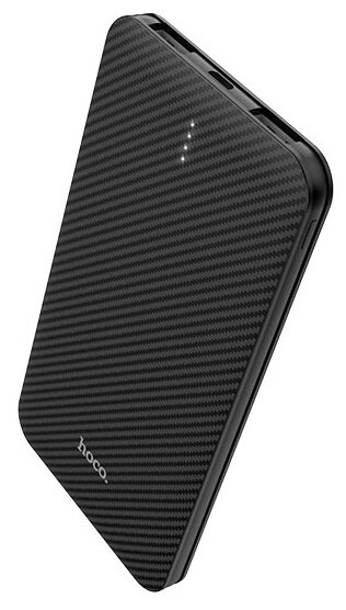 

Портативный аккумулятор (Powerbank) Hoco B37 Persistent, 5000mAh, 2xUSB, 1A, черный, B37 Persistent