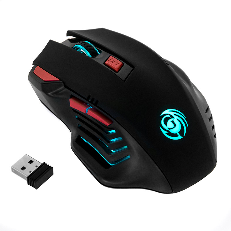 

Мышь беспроводная Dialog MRGK-14UR, 1600dpi, оптическая светодиодная, USB, черный/красный, MRGK-14UR