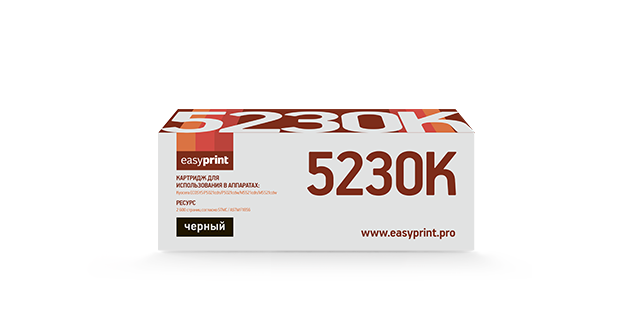 

Картридж лазерный EasyPrint LK-5230K (TK-5230K), черный, 2600 страниц, совместимый для Kyocera ECOSYS M5521cdn/P5021cdn