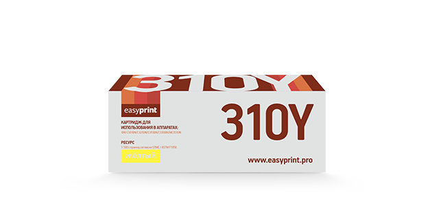 

Картридж лазерный EasyPrint LO-C310Y (44973541), желтый 1500 страниц, совместимый, для OKI C301DN/C321DN/C310DN/C330DN/MC351DN с чипом