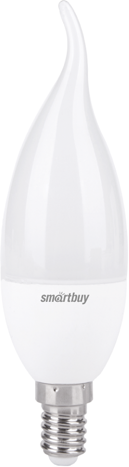 

Лампа светодиодная E14 свеча на ветру/C37, 9.5Вт, 6000K / холодный свет, 760лм, SMARTBUY (SBL-C37Can-9_5-60K-E14)