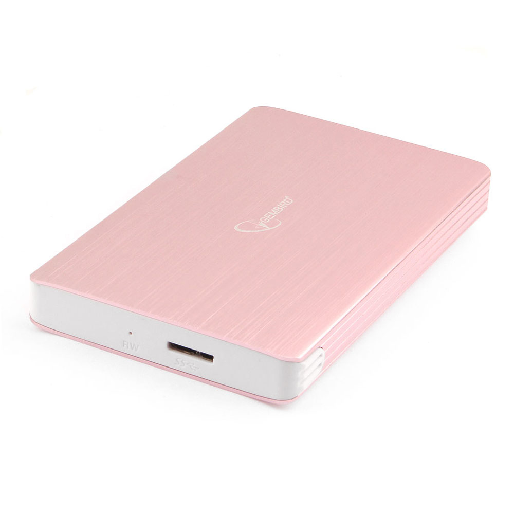 

Внешний бокс Gembird, 1x2.5" USB 3.0 алюминий, розовый (EE2-U3S-65)