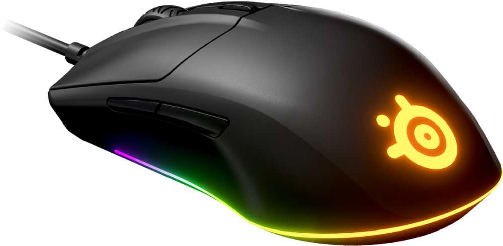 Мышь SteelSeries Rival 3, USB, черный