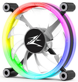 Вентилятор Zalman ZM-LF120, 120мм, 1300rpm, 25 дБ, 4-pin, 1шт, RGB - фото 1