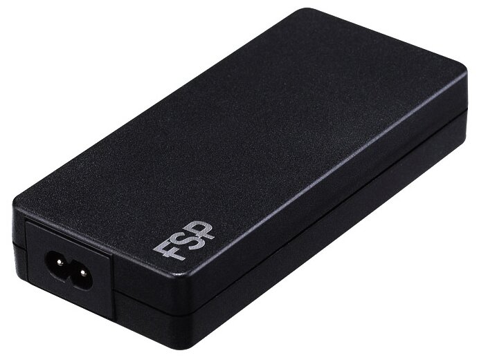 Адаптер питания ноутбука сетевой FSP NB V90 Slim универсальный, 90W, 18-20, 4.74A, коннектор 8 сменных разъемов, черный
