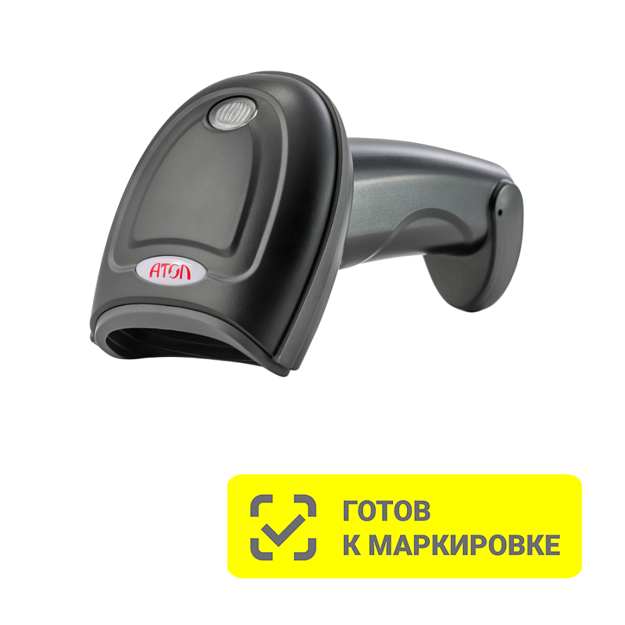 

Сканер штрих-кода АТОЛ SB2109 BT, ручной, Area Image, USB, беспроводной, 1D/2D, черный (48957), SB2109 BT