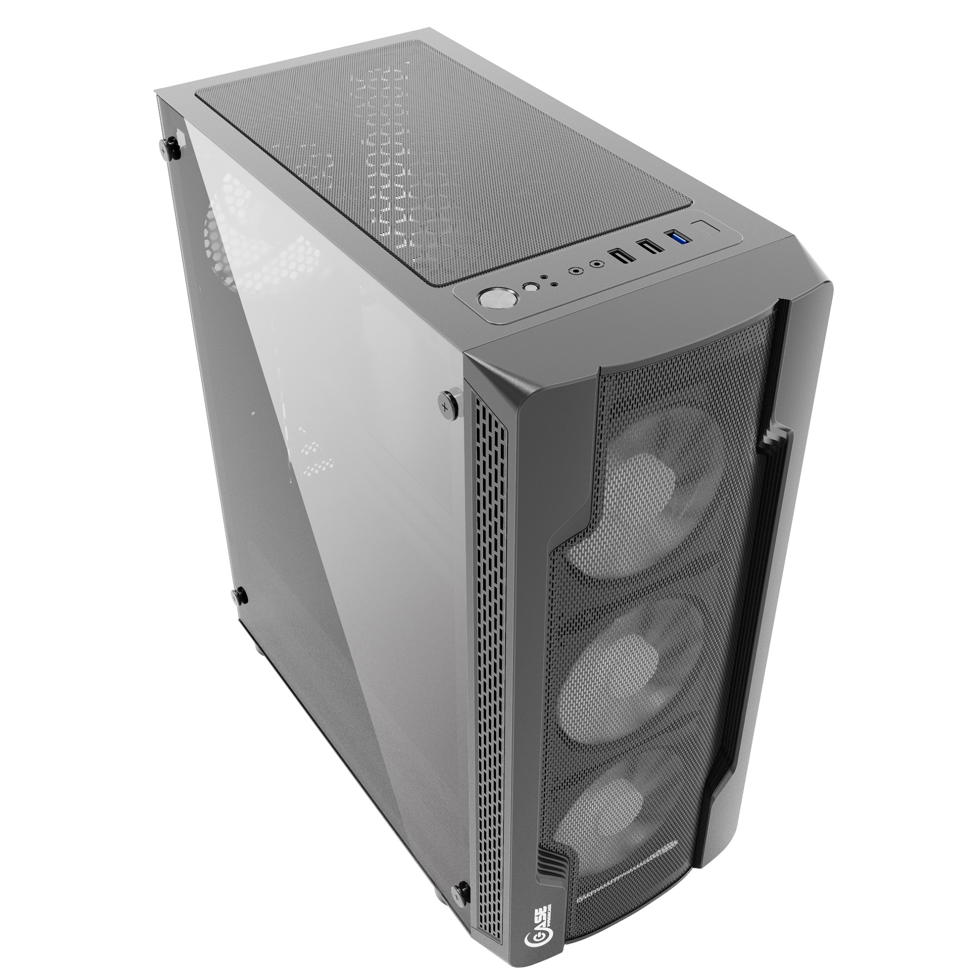 Корпус PowerCase Mistral X4 Mesh, ATX, Midi-Tower, USB 3.0, черный, без БП (CMIXB-F4)