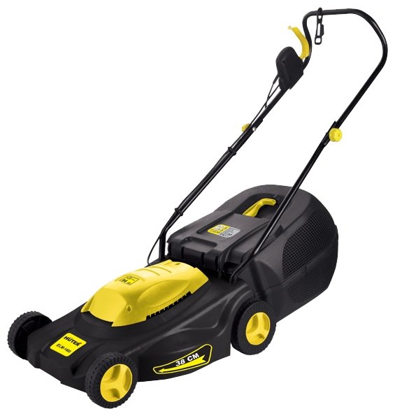 Колесная газонокосилка Huter ELM-1400, электрическая