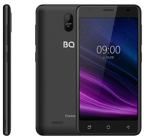 

Смартфон BQ 5016G Choice, 5" 1280x720 IPS Spreadtrum SC7731E, 2Gb RAM, 16Gb, Cam, 2-Sim, 2000mAh, Micro-USB, Android 9.0, черный, 5016G Choice