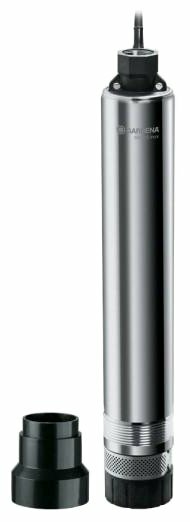 

Электрический водяной насос GARDENA 5500/5 Inox Premium, 850Вт, погружной, колодезный, производительность 5.5 м³/час, глубина погружения 20м, 7.5кг (01489-20.000.00), 5500/5 Inox Premium
