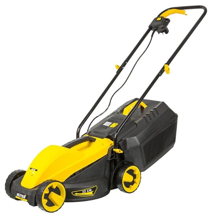 Колесная газонокосилка Huter ELM-1100, электрическая