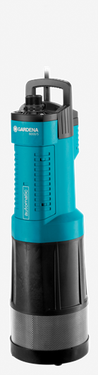 

Электрический водяной насос GARDENA 6000/5 automatic, 1050Вт, погружной, колодезный, производительность 6 м³/час, глубина погружения 13м, 8кг (01476-20.000.00), 6000/5 automatic